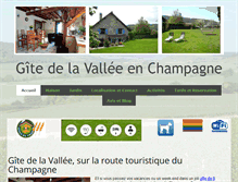 Tablet Screenshot of gite-champagne.net